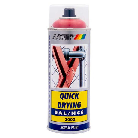 Industrial ral3002 400 ml. motip