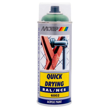 Industrial ral6002 400 ml. motip