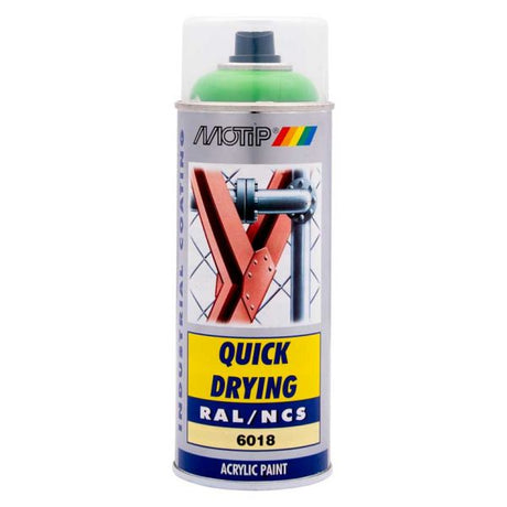 Industrial ral6018 400 ml. motip