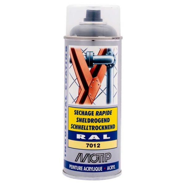 Industrial ral7012 400 ml. motip
