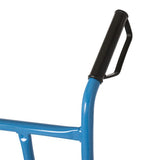 Mm steekwagen blauw + klep 200 kg.