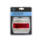 Trailergear TRAILERGEAR Achterlicht 10x10cm. LED WIT L=R