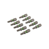 Schroefbit 25 mm tx-20 groen 10x