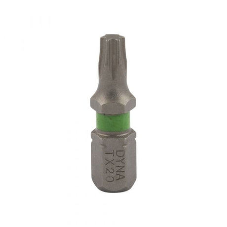 Schroefbit 25 mm TX-20 groen 10x