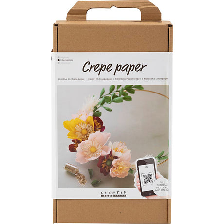Creativ company http: www.cchobby.nl hobbyset-crepepapier-krans-crepe-verhouding-180-1-doos