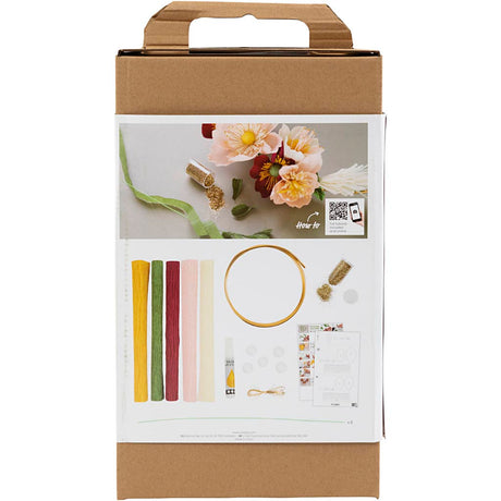 Creativ company http: www.cchobby.nl hobbyset-crepepapier-krans-crepe-verhouding-180-1-doos