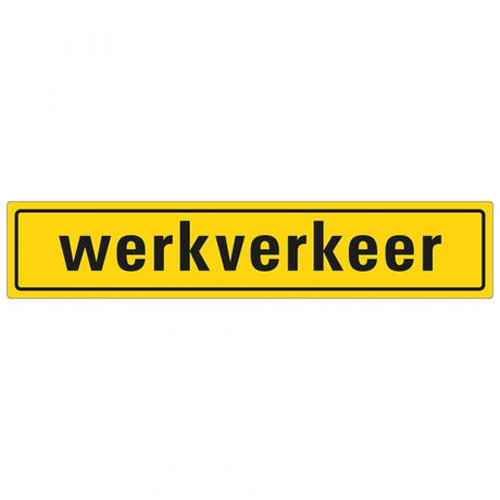Magneetbord werkverkeer - 80x400 mm.