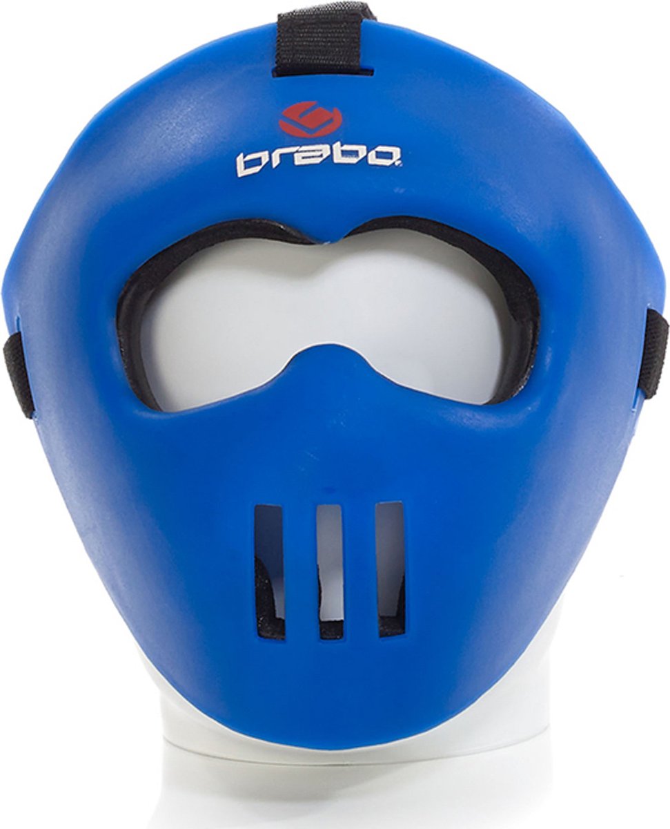 Brabo face mask jr. blue spelersmasker unisex - blue