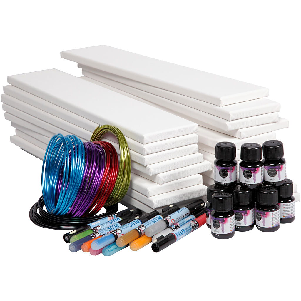 Https: www.cchobby.nl lange-canvassen-met-aquarel-wit-20-stuk-1-set
