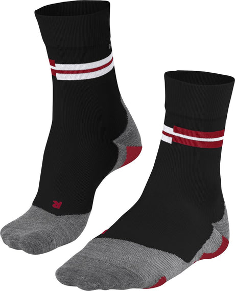 Falke ru5 hardloopsokken anti blaren, ultralichte padding functioneel garen sportsokken heren zwart - maat 44-45