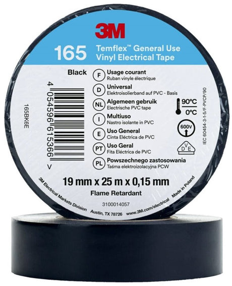 3m temflex - vinyl isolatietape 165 - zwart