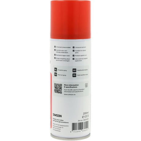 Simson kruipolie spray 200ml