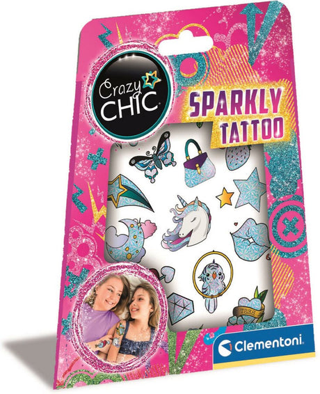 Clementoni crazy chic - urban tattoo glitter