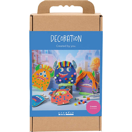 Creativ company http: www.cchobby.nl hobbyset-decoratie-monsters-kleurrijk-vrolijke-kleuren-sterke-kleuren-1-doos