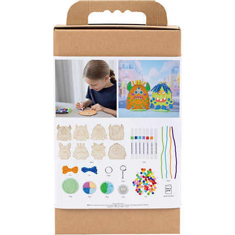 Creativ company http: www.cchobby.nl hobbyset-decoratie-monsters-kleurrijk-vrolijke-kleuren-sterke-kleuren-1-doos