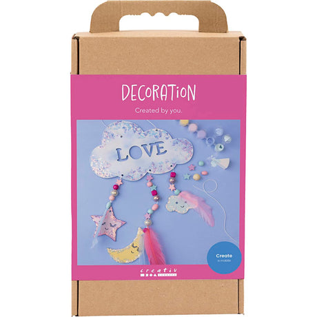 Creativ company https: www.cchobby.nl hobbyset-decoratie-wolk-maan-ster-glitterkleuren-pastelkleuren-1-doos