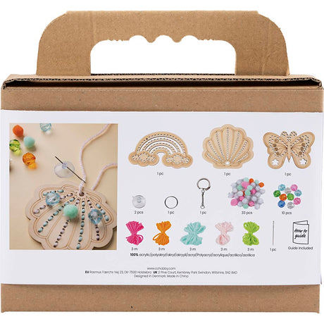Creativ company https: www.cchobby.nl mini-hobbyset-borduurwerk-vlinder-schelp-regenboog-diverse-kleuren-1-doos