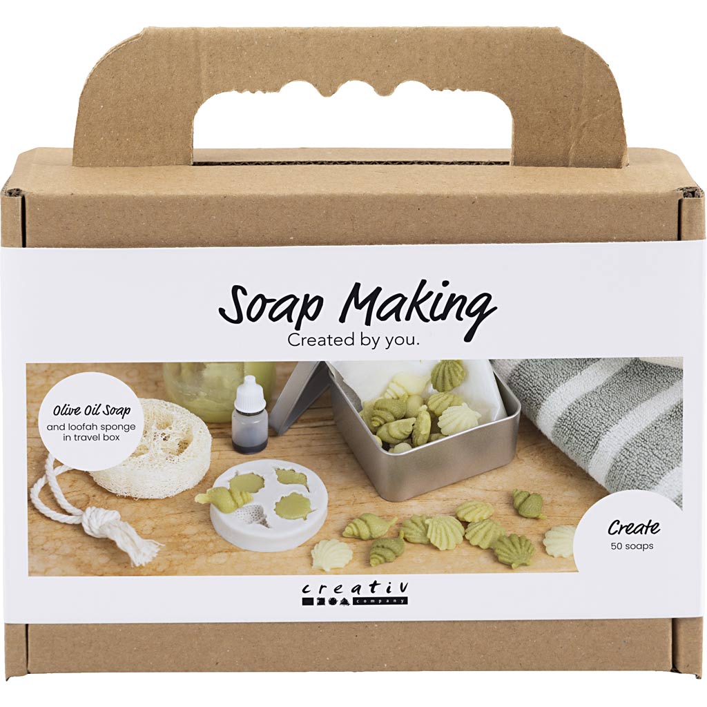 Creativ company https: www.cchobby.nl mini-hobbyset-zeep-maken-schelpen-olijfgroen-1-doos