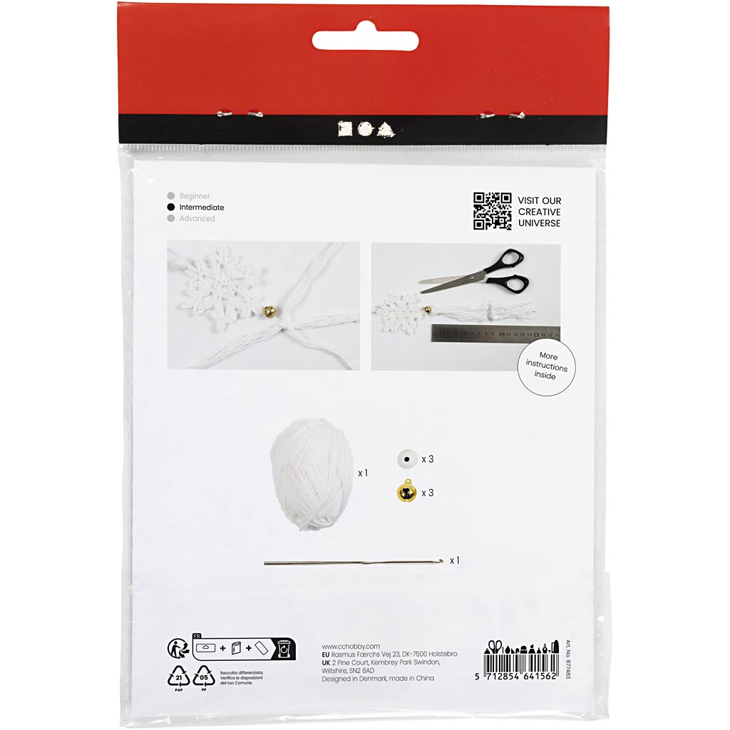 Https: www.cchobby.nl mini-hobbyset-haken-sneeuwvlokken-wit-1-doos
