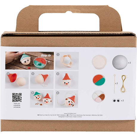 Creativ company https: www.cchobby.nl mini-hobbyset-kerstballen-rode-en-groene-kabouters-1-doos