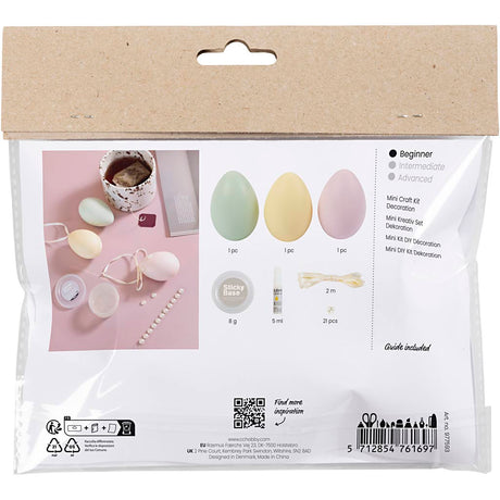 Creativ company https: www.cchobby.nl mini-hobbyset-decoratie-eieren-pastelkleuren-1-doos