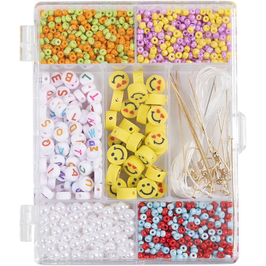 Creativ company https: www.cchobby.nl creatieve-box-sieraden-regenboogmix-ca-1800-stuk-regenboogkleuren-1-doos