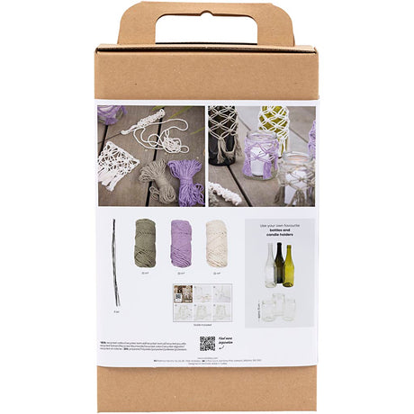 Creativ company https: www.cchobby.nl hobbyset-macrame-glasdecoratie-1-doos