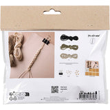 Https: www.cchobby.nl mini-hobbyset-macrame-armband-zwart-olijfbruin-zandkleur-1-doos
