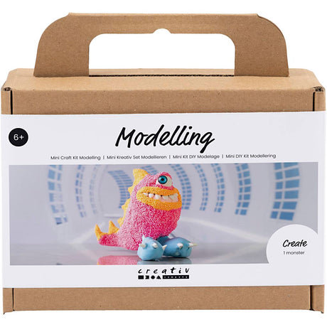 Creativ company https: www.cchobby.nl mini-hobbyset-boetseren-monster-freddy-neon-roze-1-doos