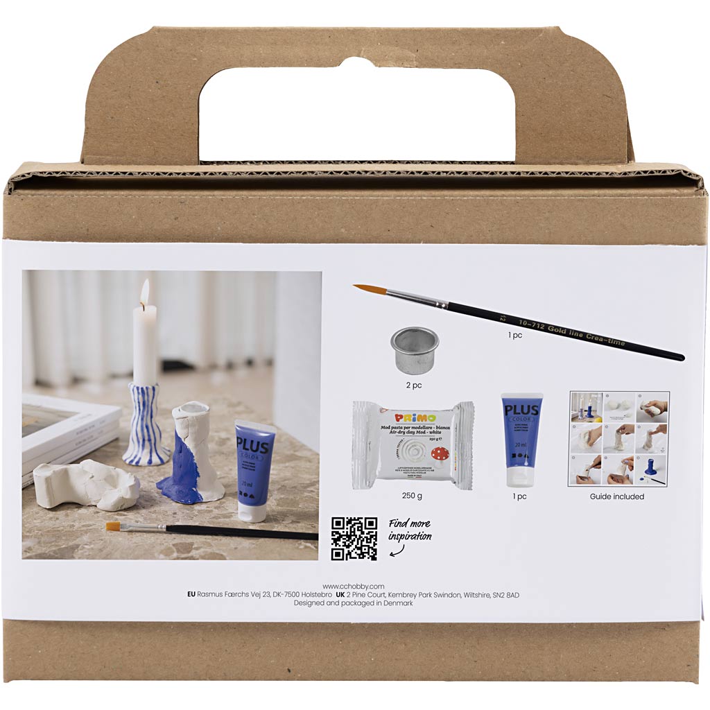 Creativ company https: www.cchobby.nl mini-hobbyset-boetseren-kandelaar-ultra-marine-1-doos