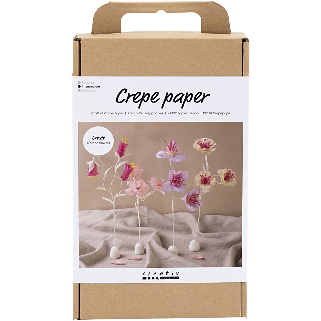 Creativ company https: www.cchobby.nl hobbyset-crepepapier-bloem-pastelkleuren-1-doos