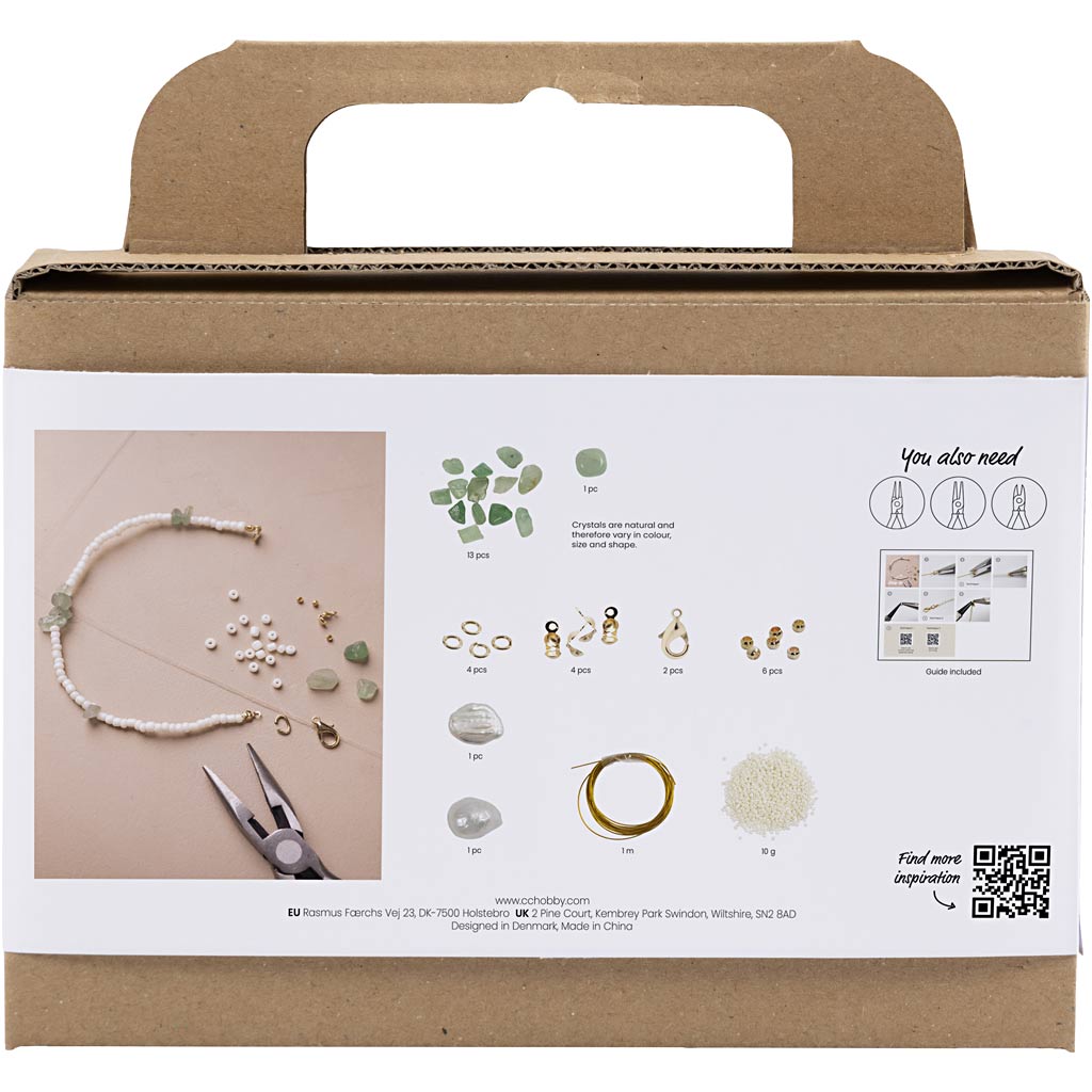 Creative company https: www.cchobby.nl mini-hobbyset-sieraden-aventurijn-ketting-en-armband-1-doos
