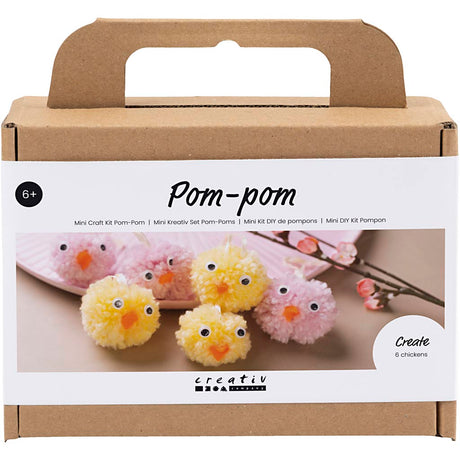 Creativ company https: www.cchobby.nl mini-hobbyset-pompom-kuikens-diverse-kleuren-1-doos