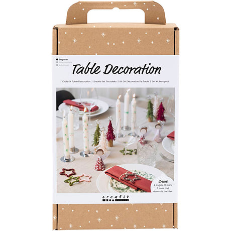 Creativ company http: www.cchobby.nl hobbyset-tafeldecoratie-engelen-kerstbomen-sterren-diverse-kleuren-1-doos