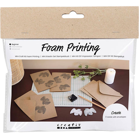 Creativ company https: www.cchobby.nl mini-hobbyset-foam-druk-kaart-met-duiven-beige-1-doos
