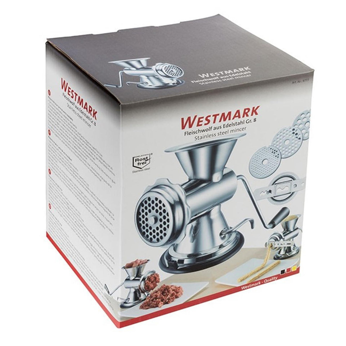Westmark vleesmolen exclusive + zuignap