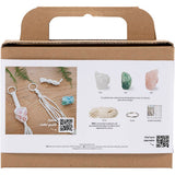 Creativ company https: www.cchobby.nl mini-hobbyset-macrame-sleutelhangers-mat-transparant-dusty-groen-zacht-roze-licht-naturel-1-doos