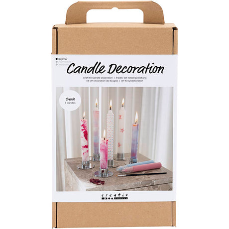 Creativ company https: www.cchobby.nl hobbyset-kaarsen-decoreren-versierde-spitse-kaarsen-wit-1-doos