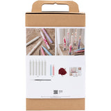 Creativ company https: www.cchobby.nl hobbyset-kaarsen-decoreren-versierde-spitse-kaarsen-wit-1-doos