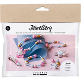 Creativ company https: www.cchobby.nl mini-hobbyset-sieraden-halsketting-armband-clips-broche-blauw-lichtblauw-pastel-roze-1-doos
