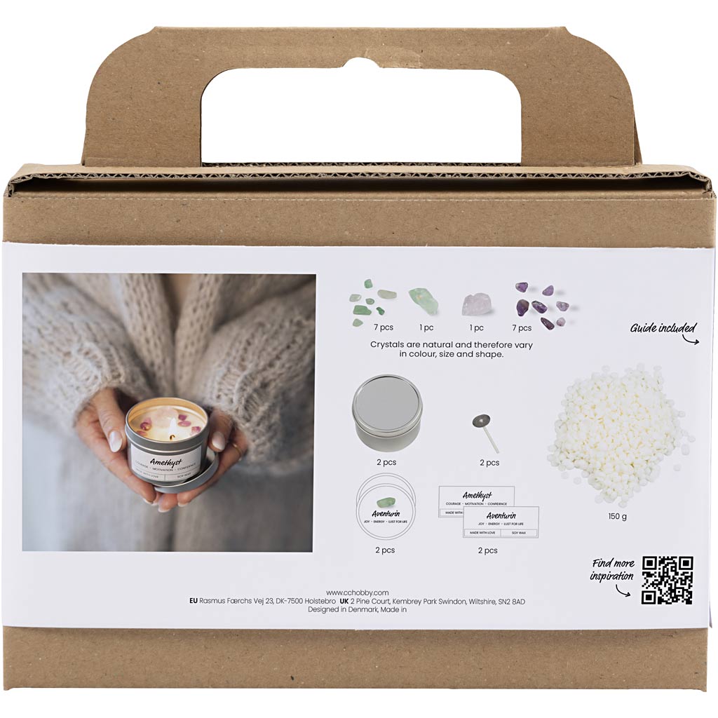 Creativ company https: www.cchobby.nl mini-hobbyset-kaarsen-maken-sojakaars-met-aventurien-en-amethist-creme-off-white-1-doos