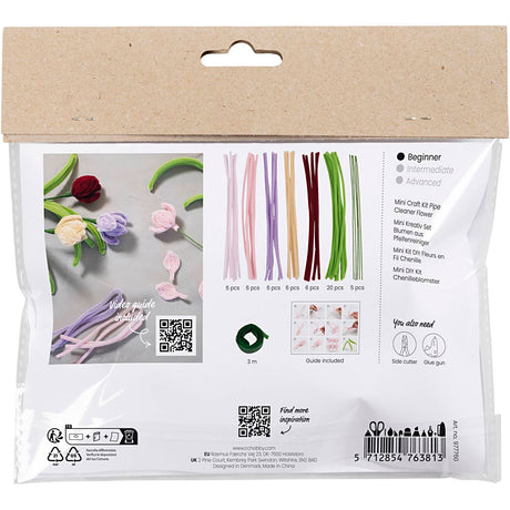 Creativ company https: www.cchobby.nl mini-hobbyset-bloemen-van-chenilledraad-tulpen-diverse-kleuren-1-doos