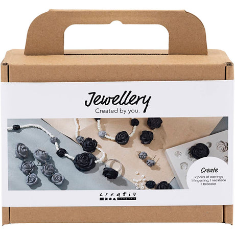 Creativ company https: www.cchobby.nl mini-hobbyset-sieraden-rozen-zwart-zwart-wit-wit-1-doos