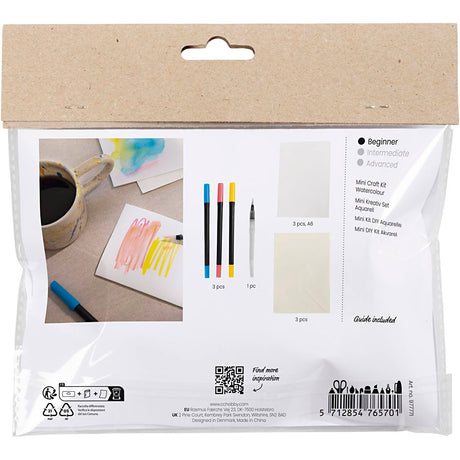 Creativ company http: www.cchobby.nl mini-hobbyset-aquarel-kaarten-en-enveloppen-1-doos