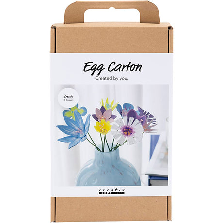 Creativ company https: www.cchobby.nl hobbyset-bloemen-van-eierdozen-pastelkleuren-1-doos