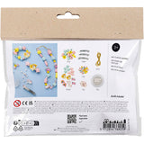 Creativ company https: www.cchobby.nl mini-hobbyset-sieraden-halsketting-armbanden-oorbellen-lichtblauw-lichtrood-geel-1-doos