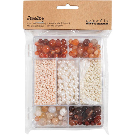 Creativ company https: www.cchobby.nl creatieve-box-sieraden-agaten-afm-2-6-10-mm-gatgrootte-0-8-1-8-mm-ca-1480-stuk-diverse-kleuren-1-doos