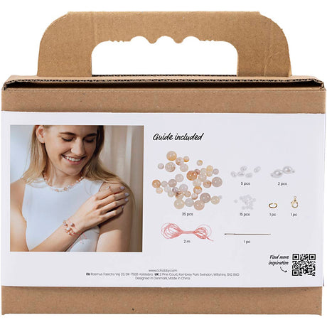 Creativ company https: www.cchobby.nl mini-hobbyset-sieraden-halskettingen-en-armband-roze-1-doos