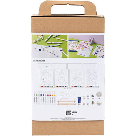 Creativ company https: www.cchobby.nl hobbyset-kleuren-vlinder-en-robot-vrolijke-kleuren-1-doos