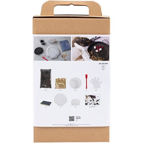 Creativ company https: www.cchobby.nl hobbyset-hars-gieten-mossel-zwart-goud-1-doos
